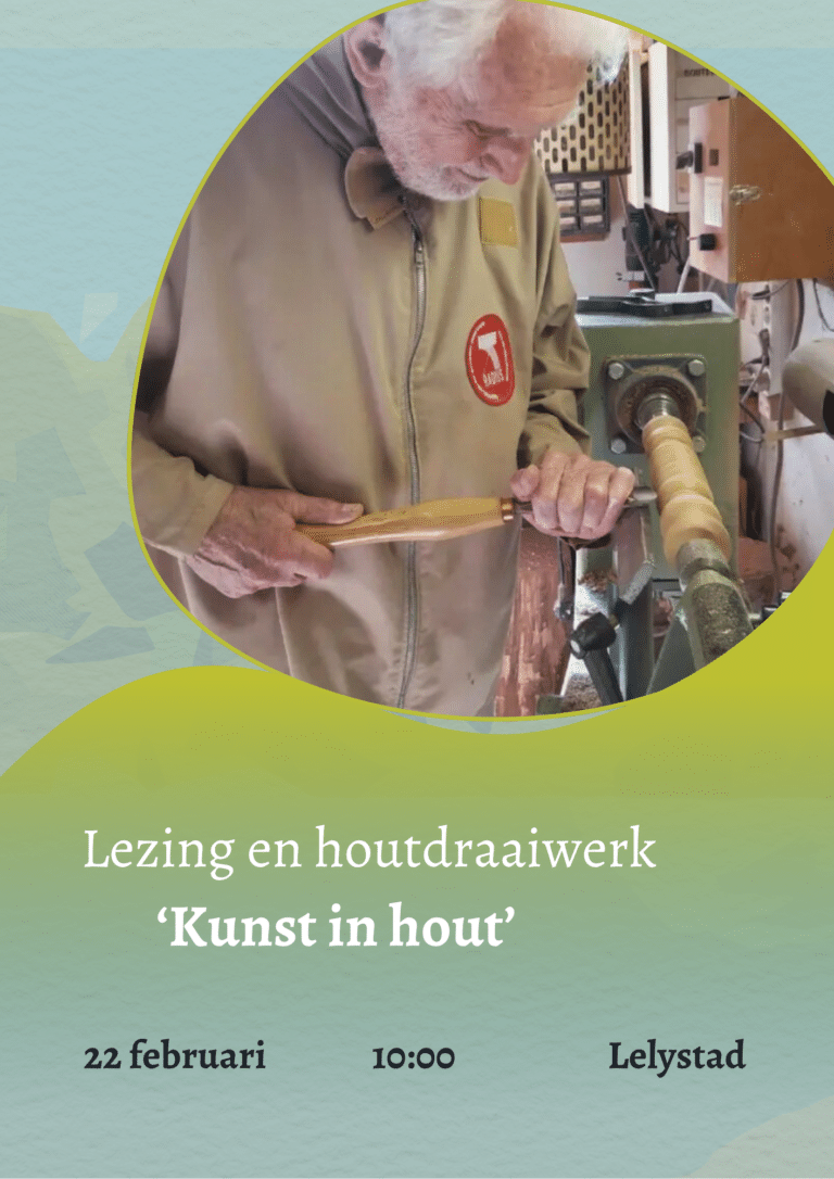 Kunst in hout – Lezing door en houtdraaiwerk van Ab Strijker