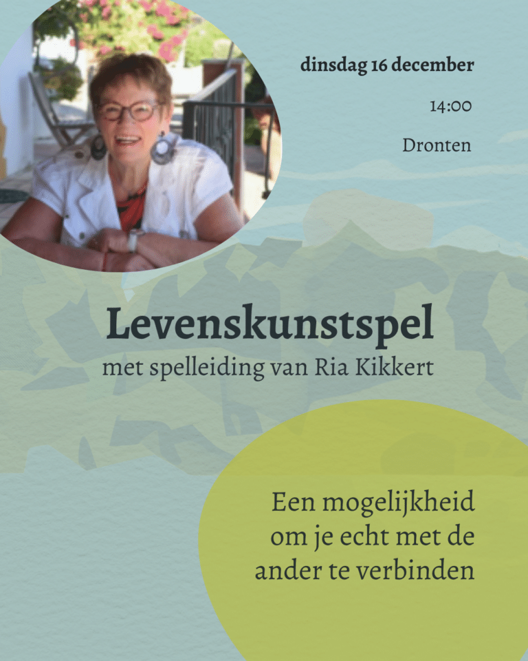 Levenskunstspel – Een spel voor iedereen die open in gesprek wil gaan met de ander