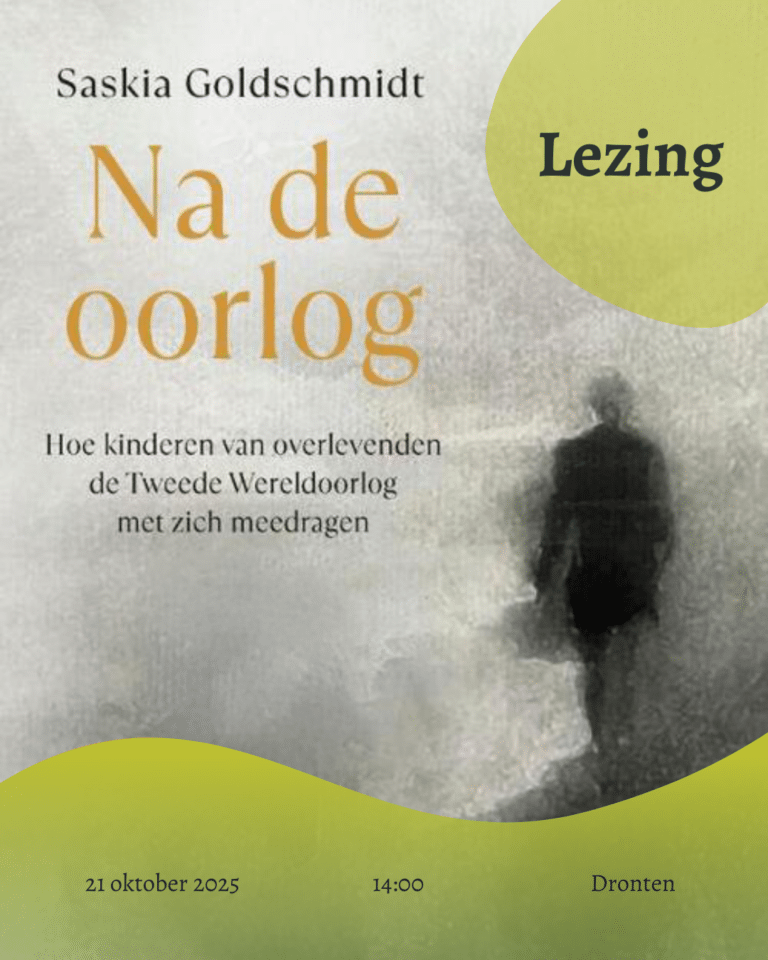Na de oorlog: hoe kinderen van overlevenden de Tweede Wereldoorlog met zich meedragen – Lezing door Saskia Goldschmidt